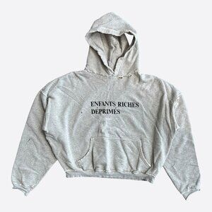 Enfants Riches Deprimes Grey & Black Classic Logo Hoodie